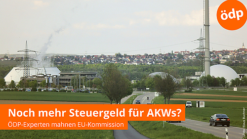 Blick auf AKW Neckarwestheim (Foto: Klaus Buchner)